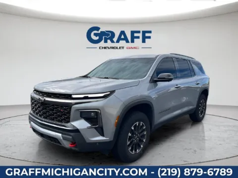Gray 2026 Chevrolet Traverse Z71 for sale in Michigan City, IN