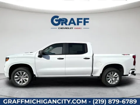 Photos of 2026 Chevrolet Silverado 1500 Custom for sale in Michigan City, IN at Graff Chevrolet GMC of Michigan City