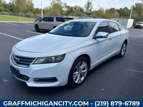 White 2014 Chevrolet Impala LT for sale in Michigan City, IN