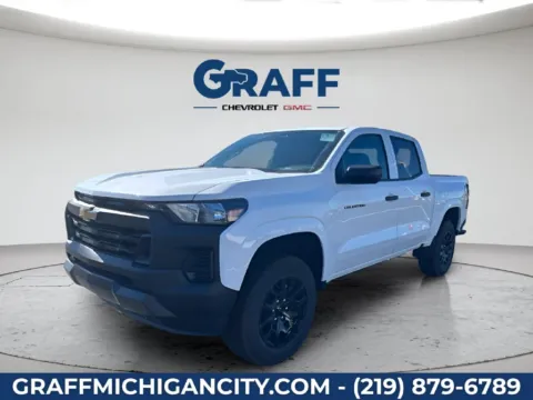 White 2026 Chevrolet Colorado Work Truck for sale in Michigan City, IN