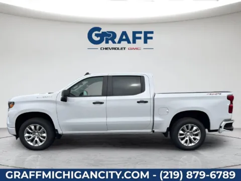 Photos of 2026 Chevrolet Silverado 1500 Custom for sale in Michigan City, IN at Graff Chevrolet GMC of Michigan City