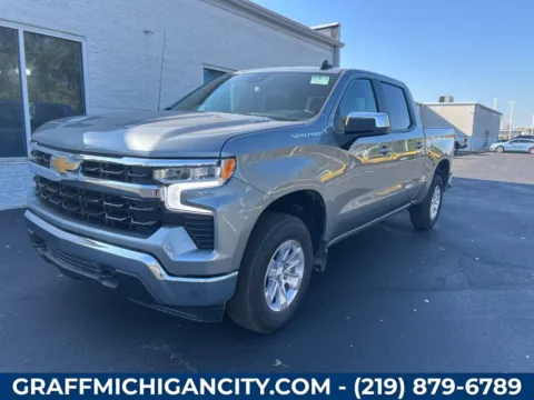 Gray 2026 Chevrolet Silverado 1500 LT for sale in Michigan City, IN