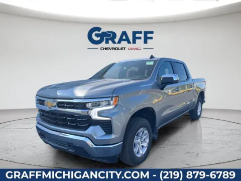 Gray 2026 Chevrolet Silverado 1500 LT for sale in Michigan City, IN