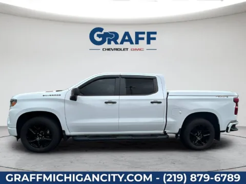 Photos of 2025 Chevrolet Silverado 1500 Custom for sale in Michigan City, IN at Graff Chevrolet GMC of Michigan City