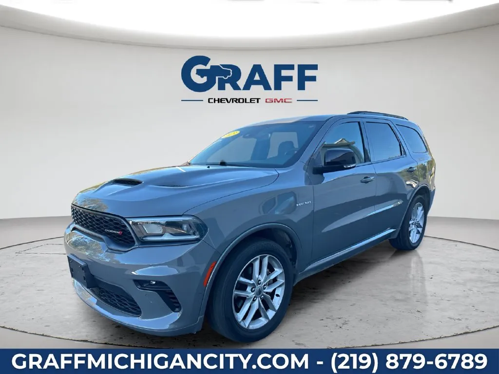 Gray 2023 Dodge Durango R/T Plus for sale in Michigan City, IN