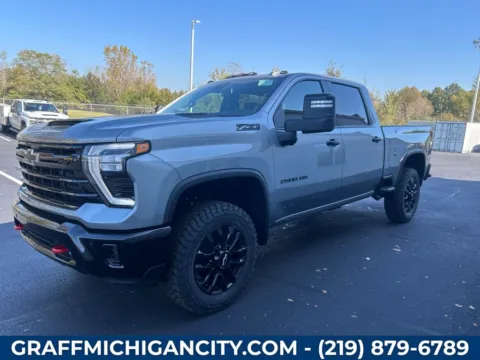 Gray 2026 Chevrolet Silverado 2500 HD LTZ for sale in Michigan City, IN