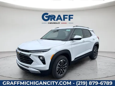 White 2026 Chevrolet TrailBlazer LT for sale in Michigan City, IN