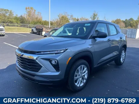 Gray 2026 Chevrolet TrailBlazer LS for sale in Michigan City, IN