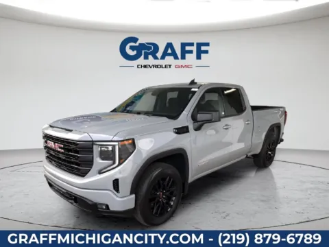 Gray 2024 GMC Sierra 1500 Elevation for sale in Michigan City, IN