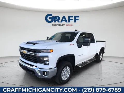 White 2024 Chevrolet Silverado 3500 HD LT for sale in Michigan City, IN