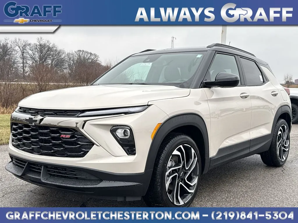 White 2026 Chevrolet TrailBlazer RS for sale in Burns Harbor, IN