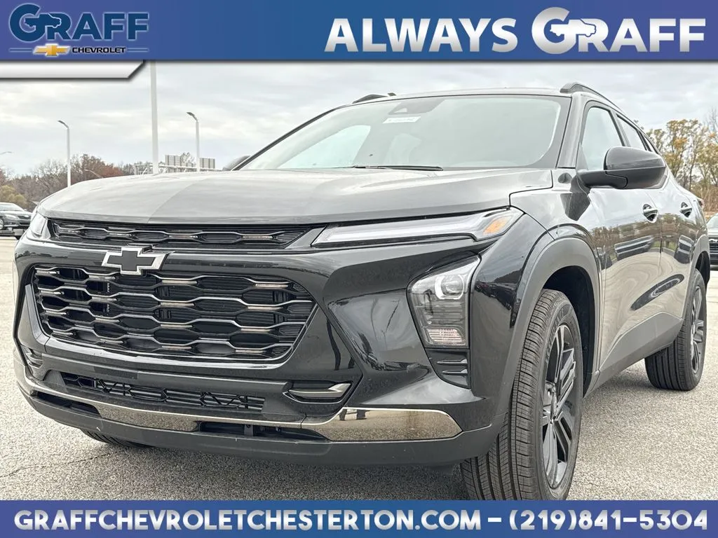 Black 2026 Chevrolet Trax ACTIV for sale in Burns Harbor, IN