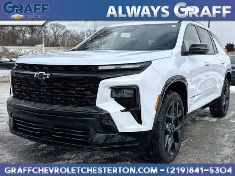 White 2026 Chevrolet Traverse RS for sale in Burns Harbor, IN