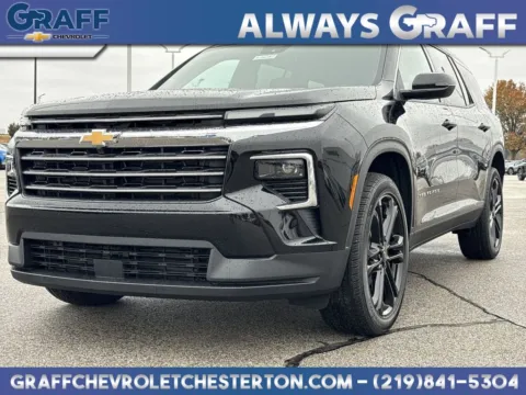 Black 2026 Chevrolet Traverse LT for sale in Burns Harbor, IN