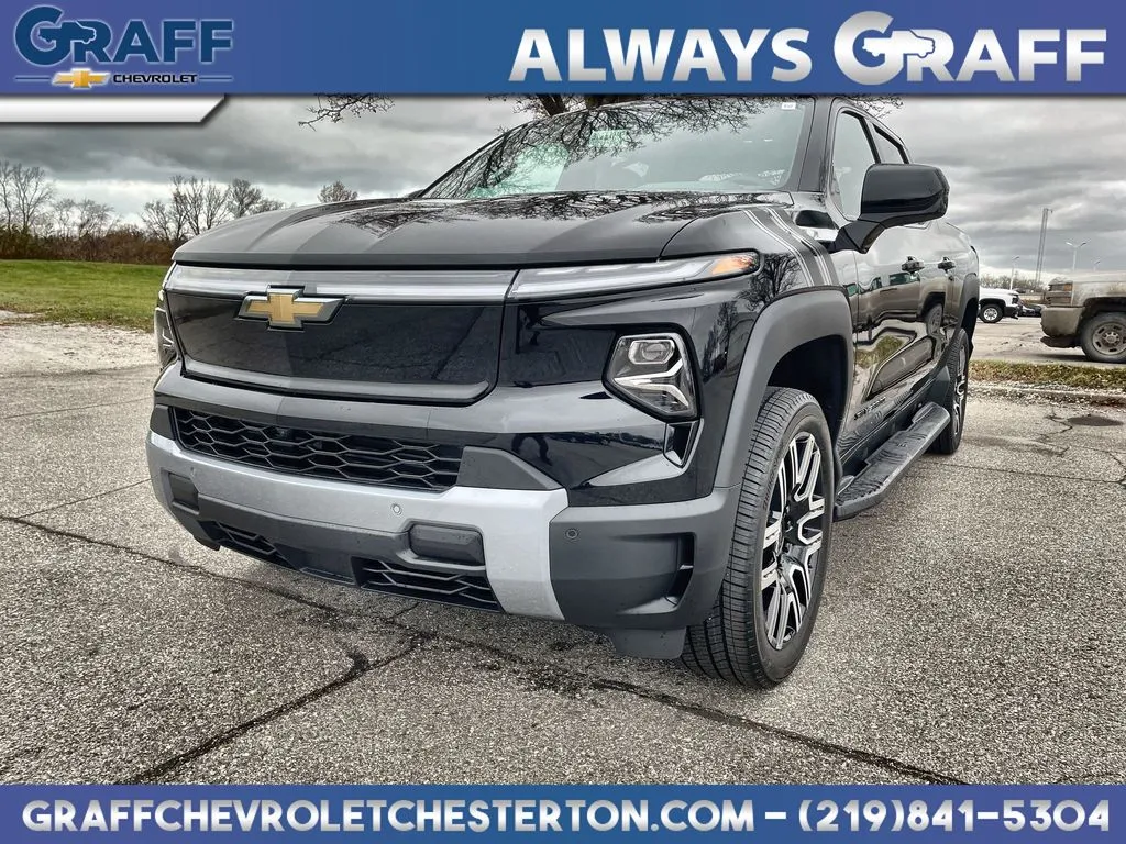 Black 2026 Chevrolet Silverado EV LT for sale in Burns Harbor, IN