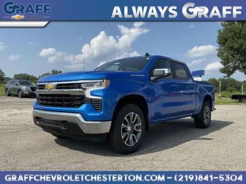 Blue 2026 Chevrolet Silverado 1500 LT for sale in Burns Harbor, IN