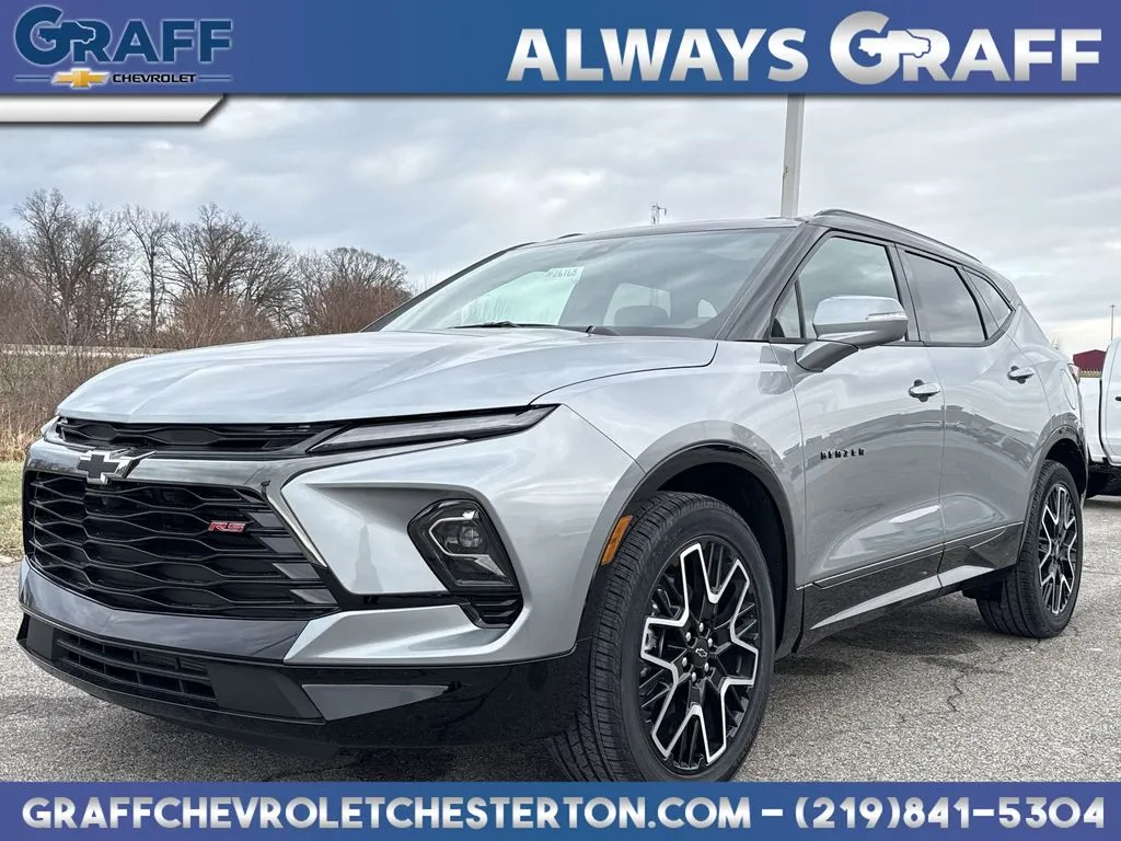 Gray 2026 Chevrolet Blazer RS for sale in Burns Harbor, IN