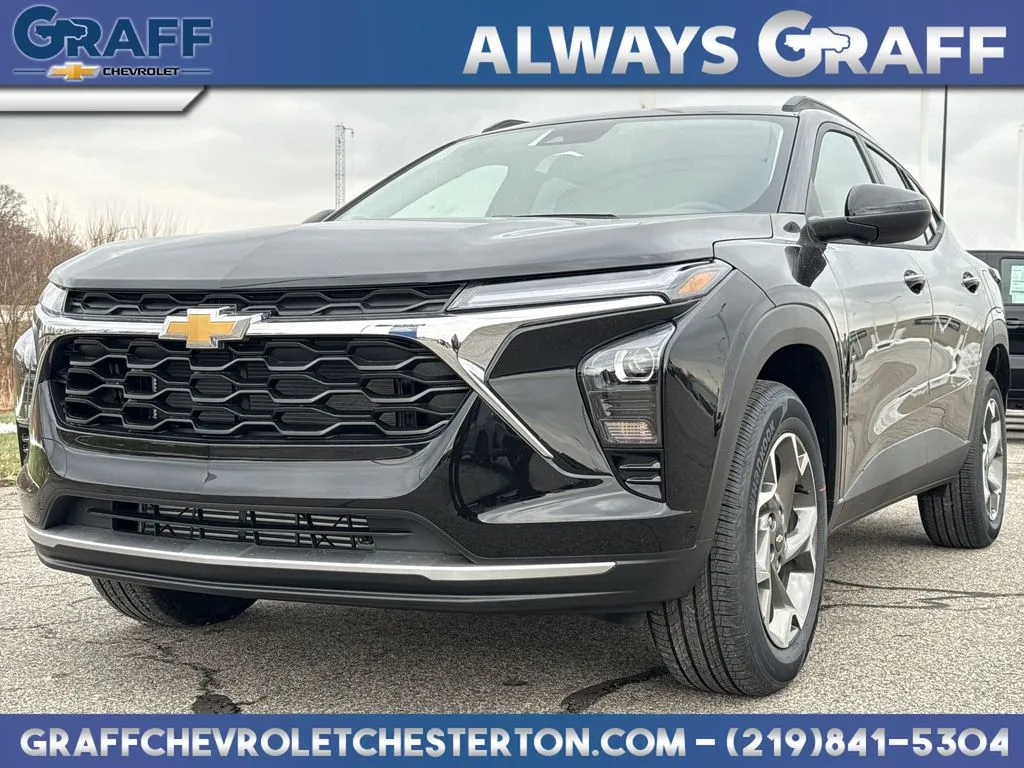 Black 2026 Chevrolet Trax LT for sale in Burns Harbor, IN