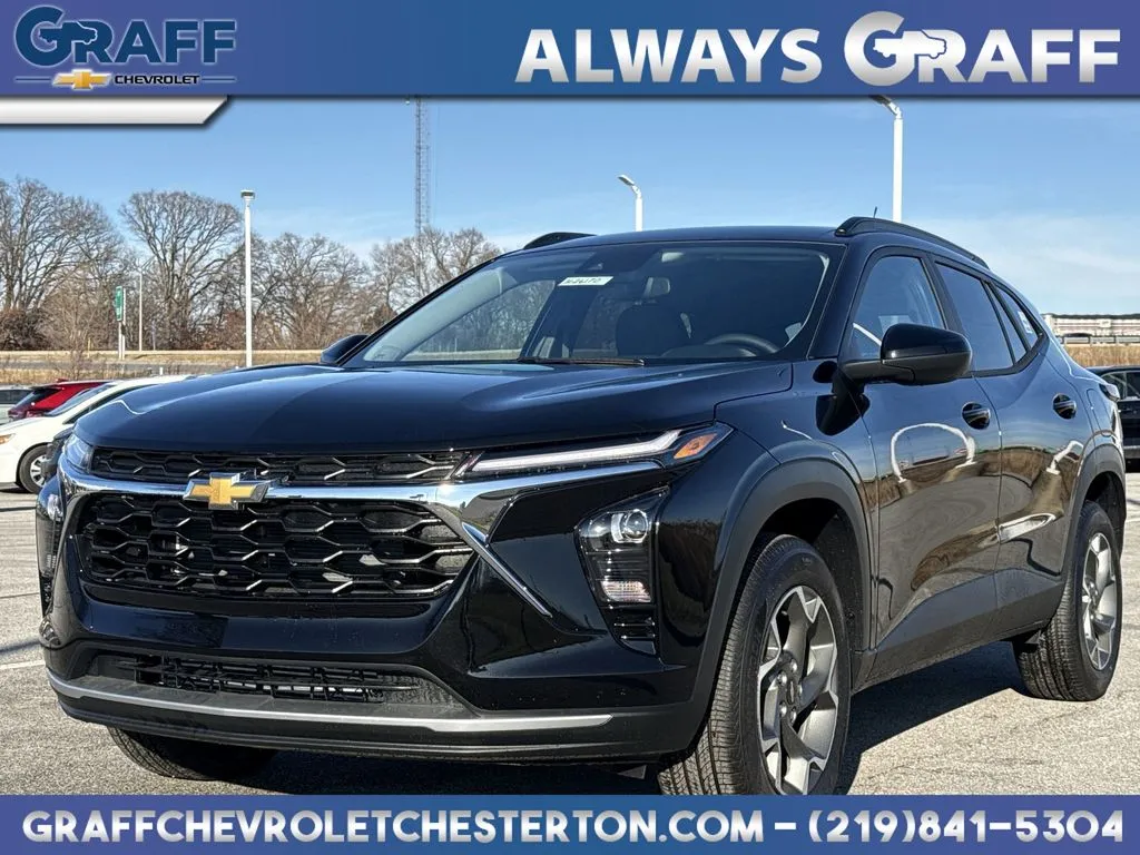 Black 2026 Chevrolet Trax LT for sale in Burns Harbor, IN