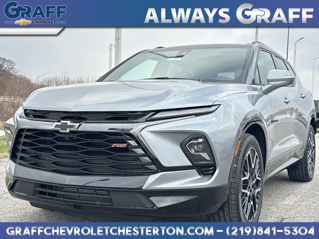Gray 2026 Chevrolet Blazer RS for sale in Burns Harbor, IN