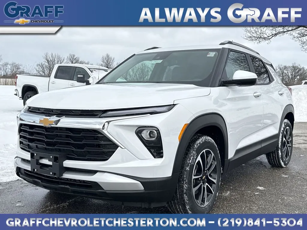 White 2026 Chevrolet TrailBlazer LT for sale in Burns Harbor, IN