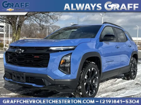 Blue 2026 Chevrolet Equinox RS for sale in Burns Harbor, IN