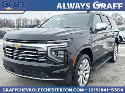 Black 2026 Chevrolet Tahoe Premier for sale in Burns Harbor, IN