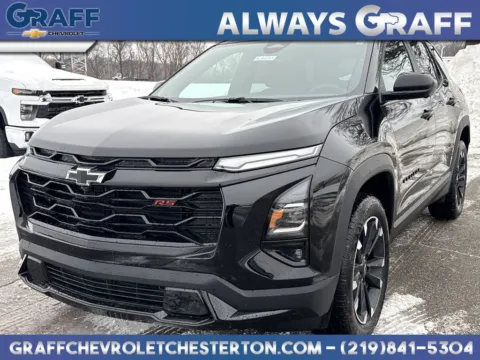 Black 2026 Chevrolet Equinox RS for sale in Burns Harbor, IN