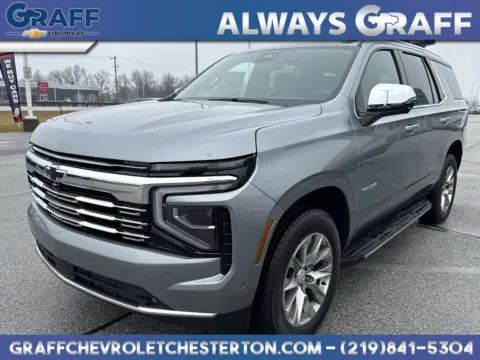 Gray 2026 Chevrolet Tahoe Premier for sale in Burns Harbor, IN