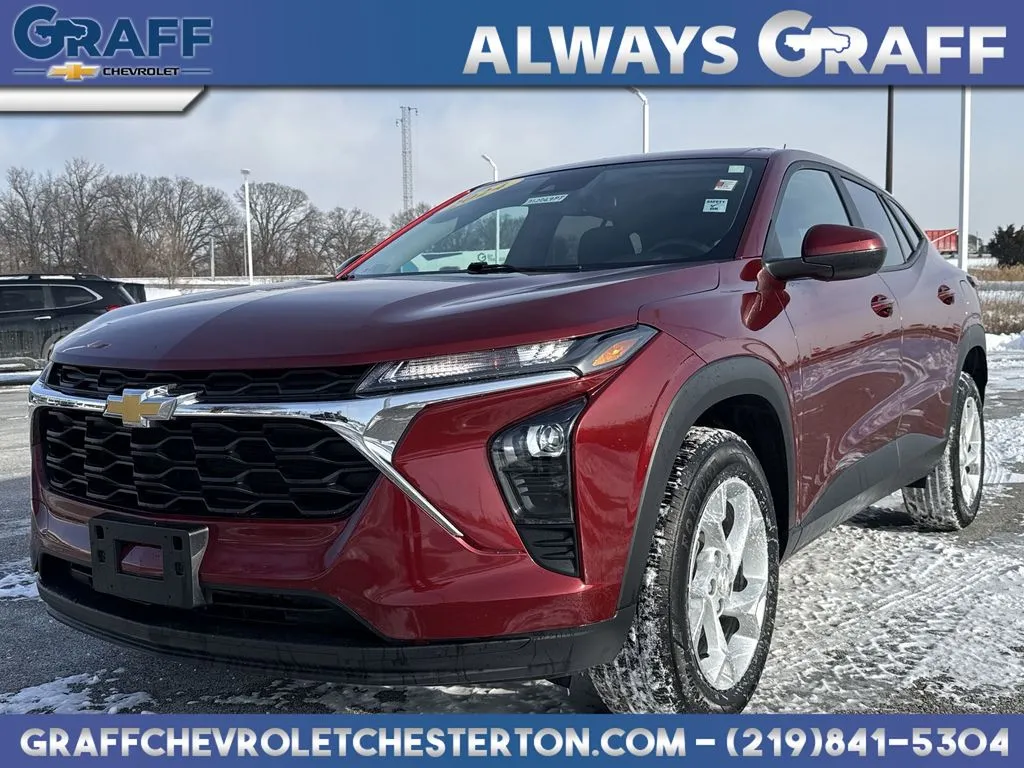 Red 2024 Chevrolet Trax LS for sale in Burns Harbor, IN