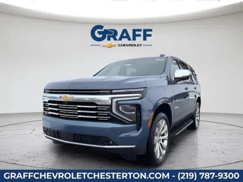 Blue 2026 Chevrolet Tahoe Premier for sale in Burns Harbor, IN