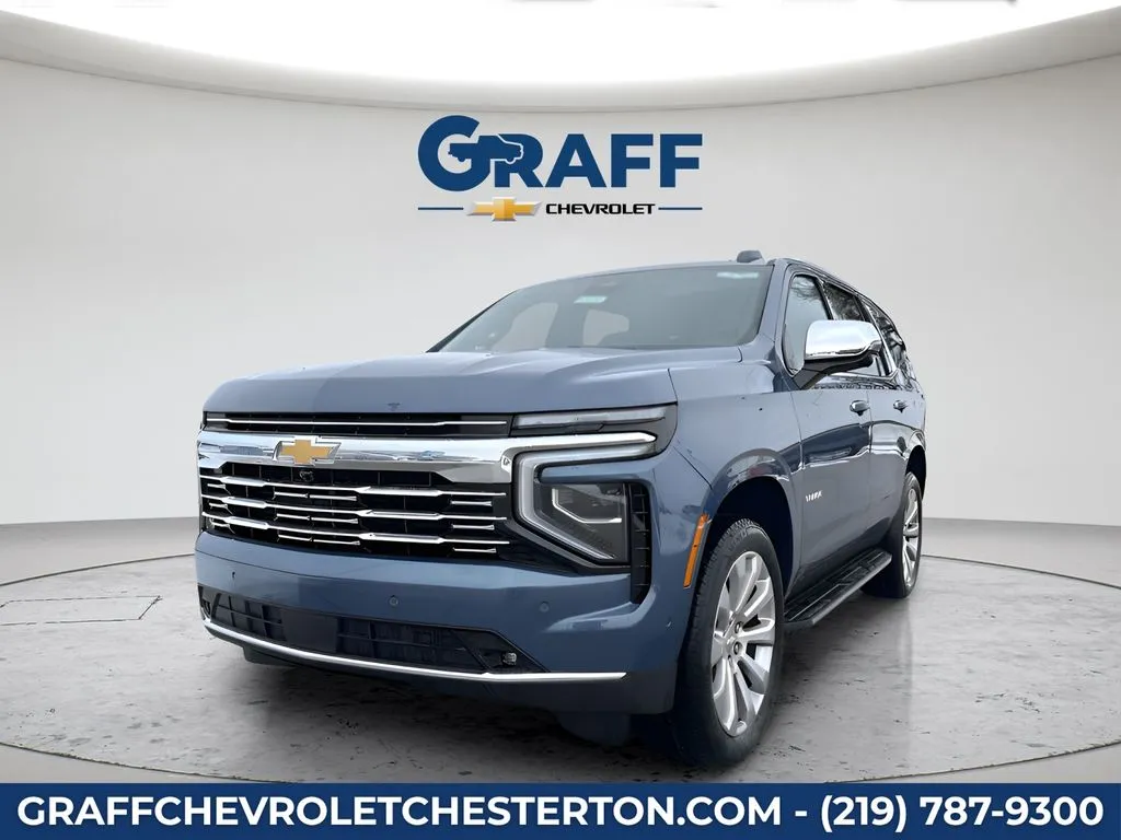 Blue 2026 Chevrolet Tahoe Premier for sale in Burns Harbor, IN