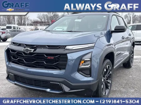 Blue 2026 Chevrolet Equinox RS for sale in Burns Harbor, IN