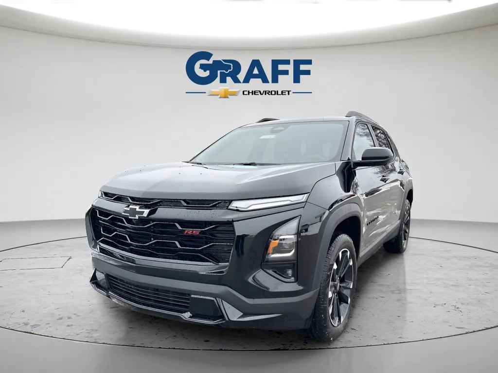 Black 2026 Chevrolet Equinox RS for sale in Burns Harbor, IN