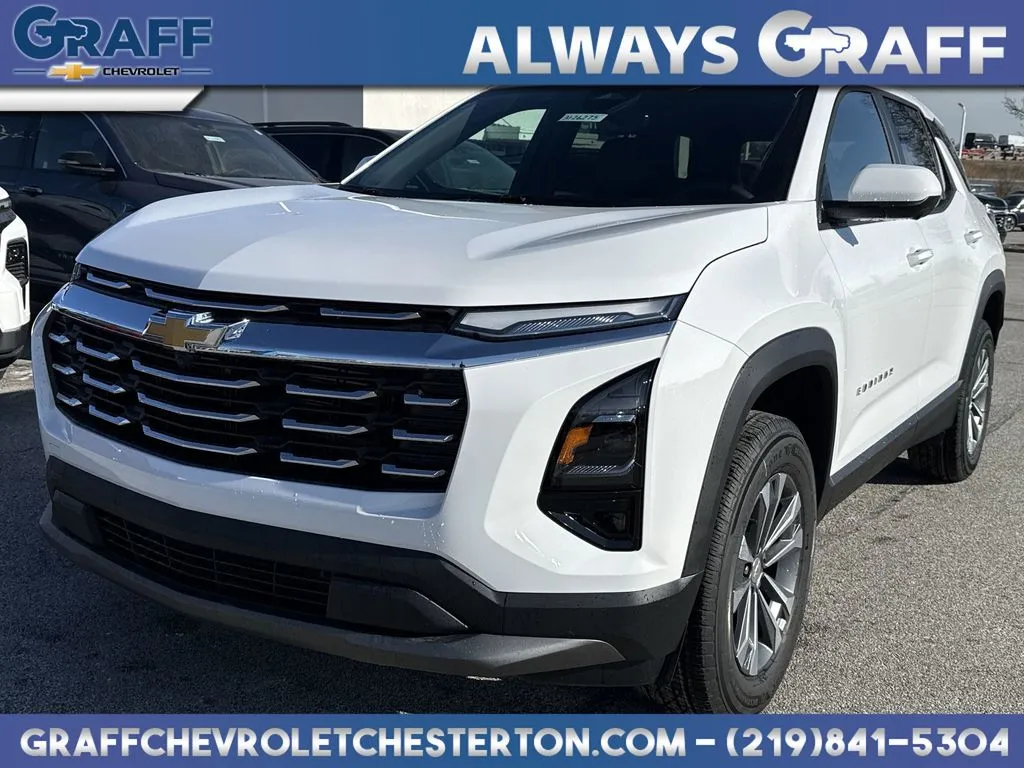 White 2026 Chevrolet Equinox LT for sale in Burns Harbor, IN