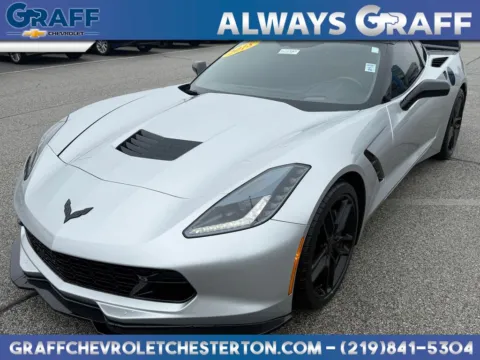 Silver 2018 Chevrolet Corvette Stingray for sale in Burns Harbor, IN