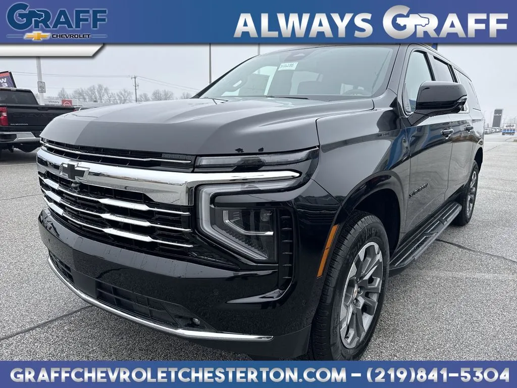 Black 2026 Chevrolet Suburban LT for sale in Burns Harbor, IN