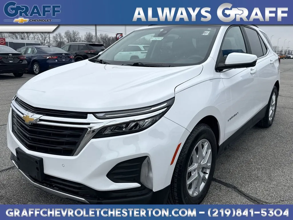 White 2022 Chevrolet Equinox LT for sale in Burns Harbor, IN