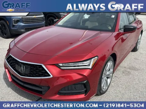 Red 2021 Acura TLX Technology Package for sale in Burns Harbor, IN