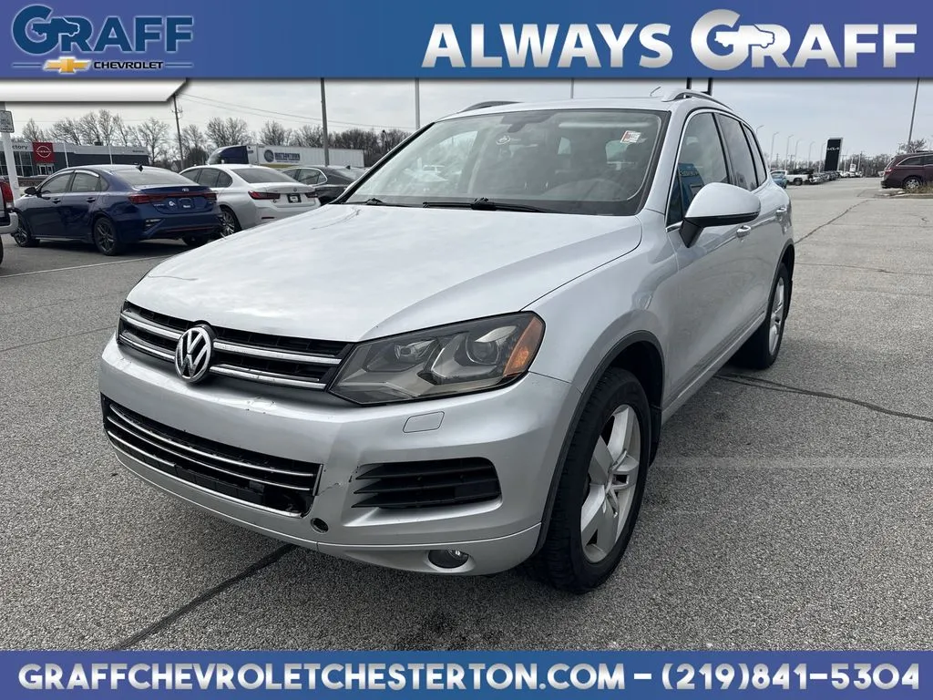 Silver 2012 Volkswagen Touareg VR6 FSI for sale in Burns Harbor, IN