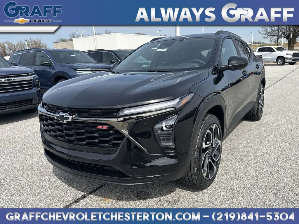 Black 2026 Chevrolet Trax 2RS for sale in Burns Harbor, IN