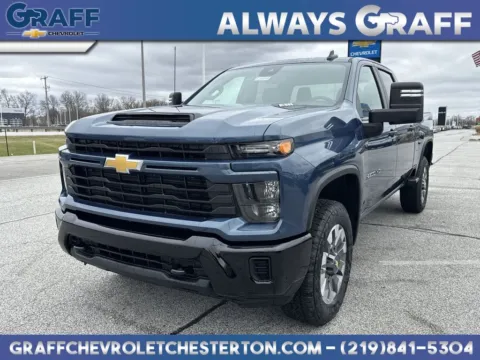 Blue 2026 Chevrolet Silverado 2500HD Custom for sale in Burns Harbor, IN
