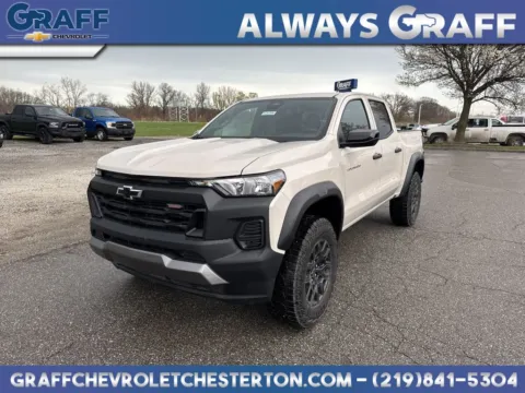 White 2026 Chevrolet Colorado Trail Boss for sale in Burns Harbor, IN