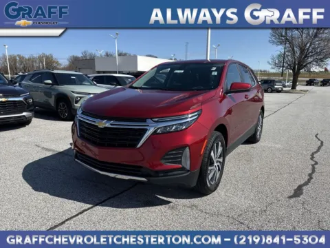 Red 2024 Chevrolet Equinox LT for sale in Burns Harbor, IN