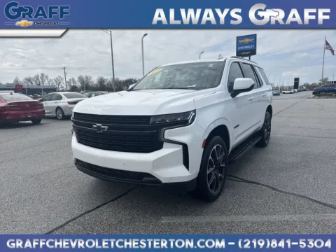 White 2023 Chevrolet Tahoe RST for sale in Burns Harbor, IN