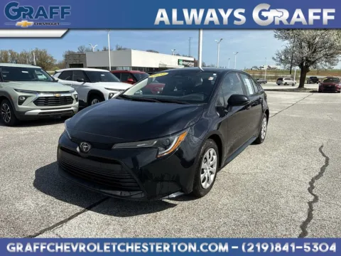 Black 2024 Toyota Corolla LE for sale in Burns Harbor, IN