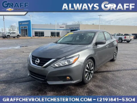Gray 2018 Nissan Altima 2.5 SV for sale in Burns Harbor, IN