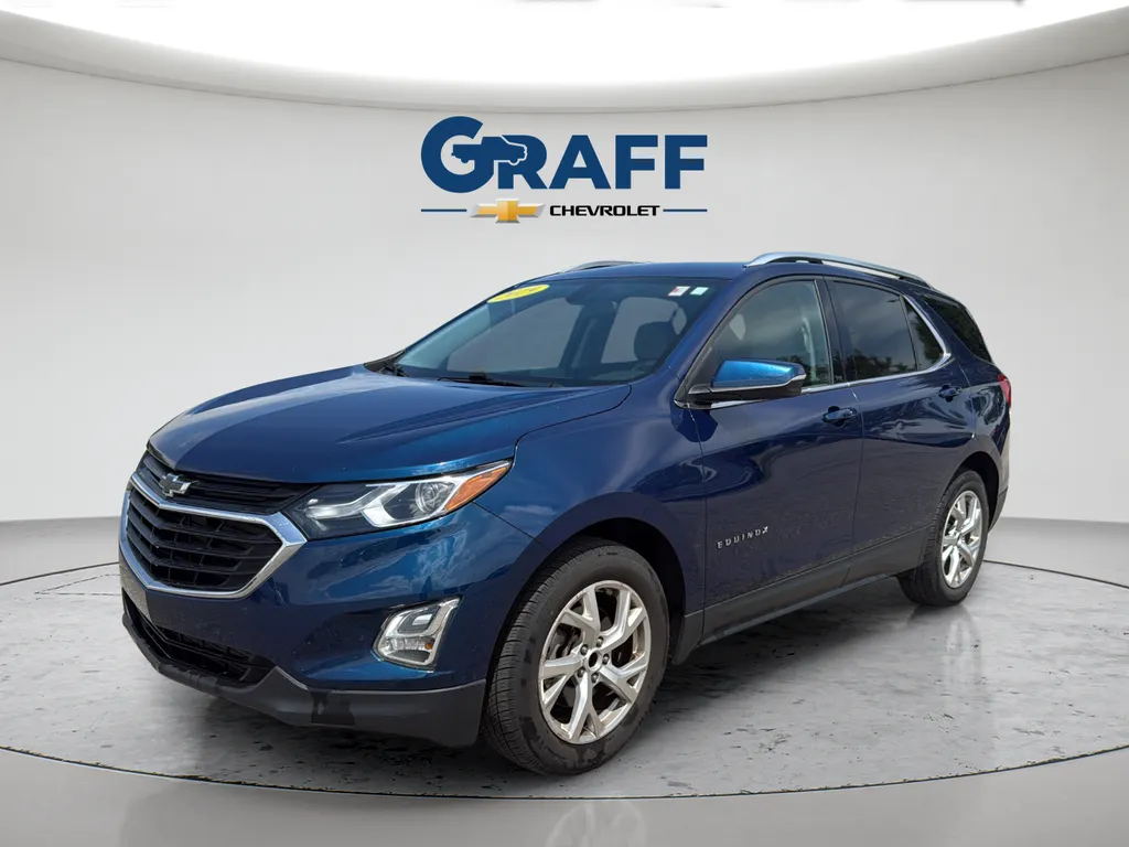 Blue 2019 Chevrolet Equinox LT for sale in Burns Harbor, IN