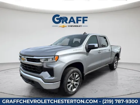 Gray 2026 Chevrolet Silverado 1500 LT for sale in Burns Harbor, IN