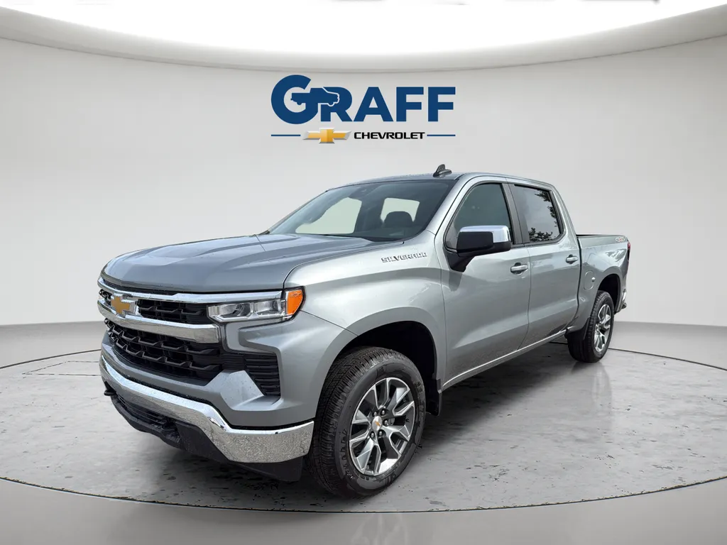 Gray 2026 Chevrolet Silverado 1500 LT for sale in Burns Harbor, IN